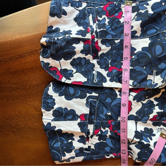 Floral Women's Blazer - Blue and dark pink‎ - Picture 14 of 14